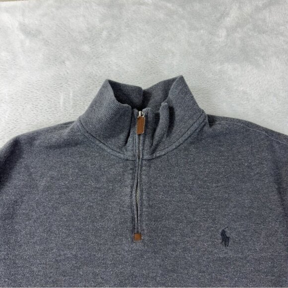 Vintage Polo by Ralph Lauren Men's Size XL 1/4 Zip 100% Cotton - Picture 8 of 10